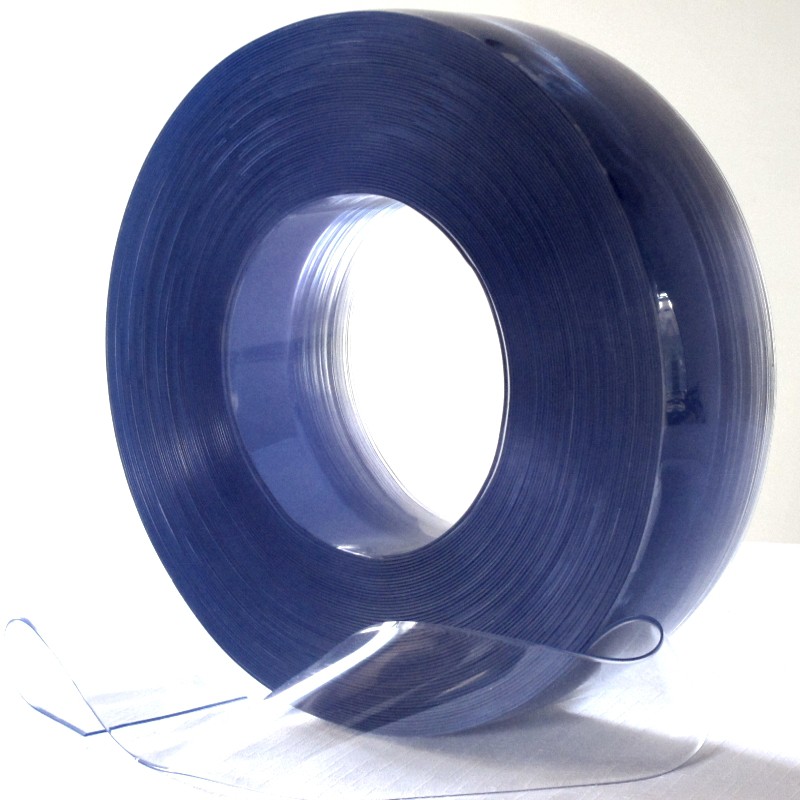Lamelle PVC transparente 300 x 2 mm en rouleau pour porte souple